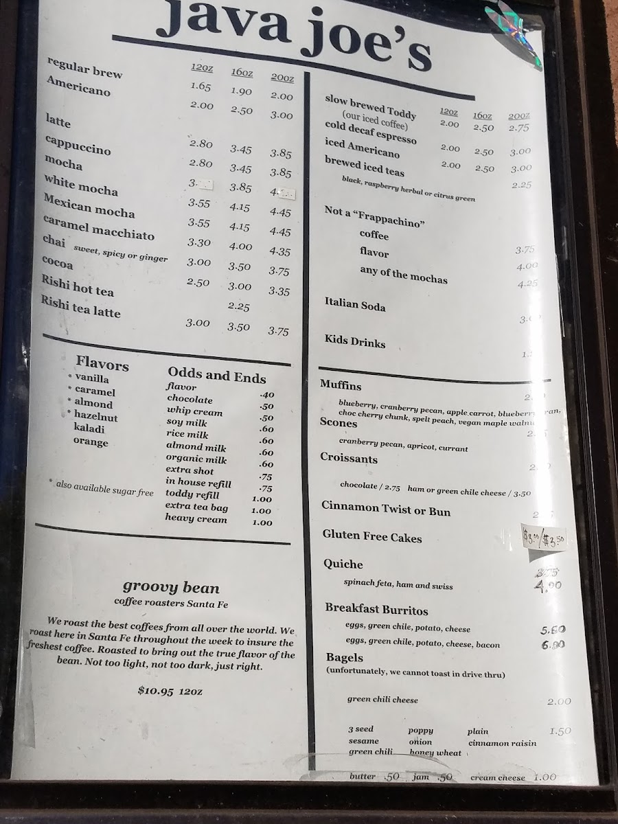 Java Joe's Menu - Image 6